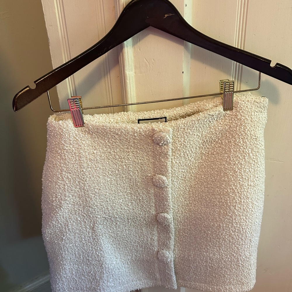 NWT Tuckernuck Marilyn Women's Cream Tweed Suit (jacket and skirt) - Picture 6 of 7